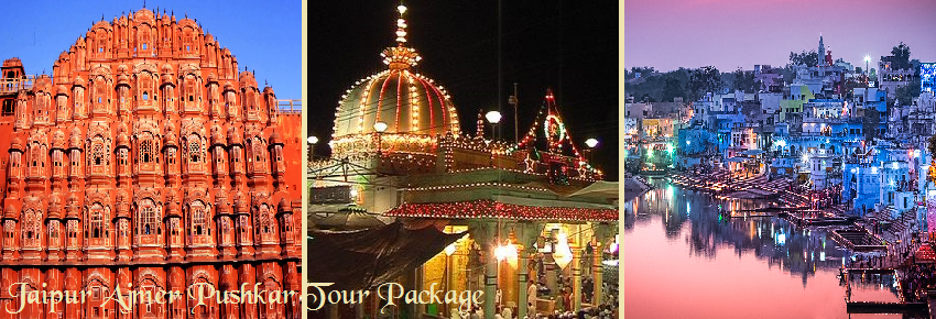 Jaipur Ajmer Pushkar Tour Packages from Delhi