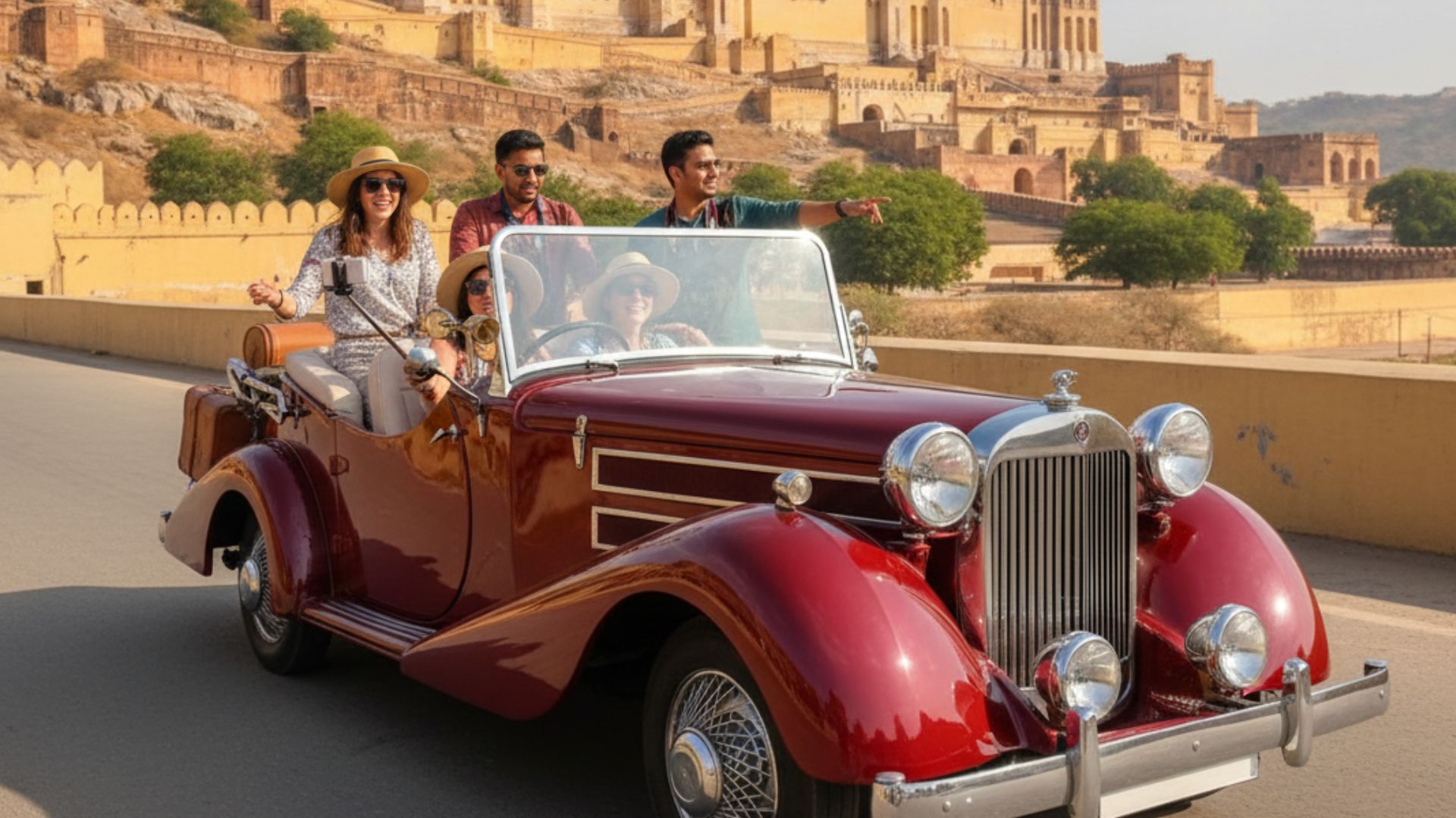 Full Day Jaipur Sightseeing Tour by Vintage Car