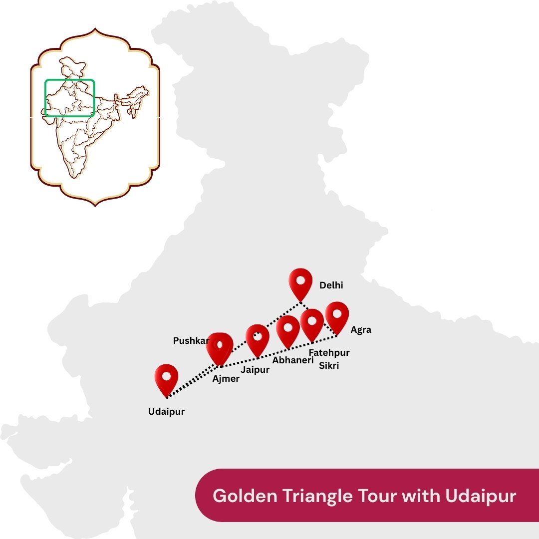 Golden Triangle Tour with Udaipur