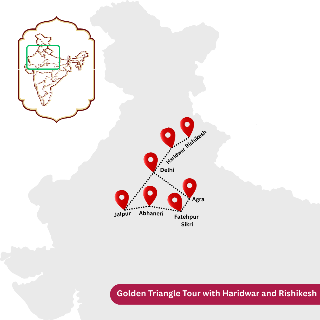 Golden Triangle Tour with Haridwar and Rishikesh