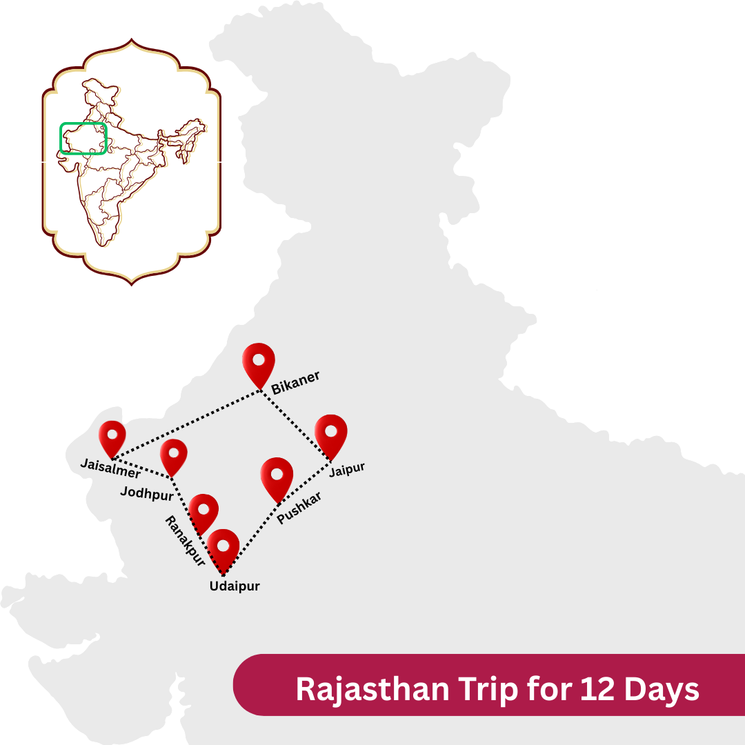 Rajasthan Trip for 11 Nights 12 Days
