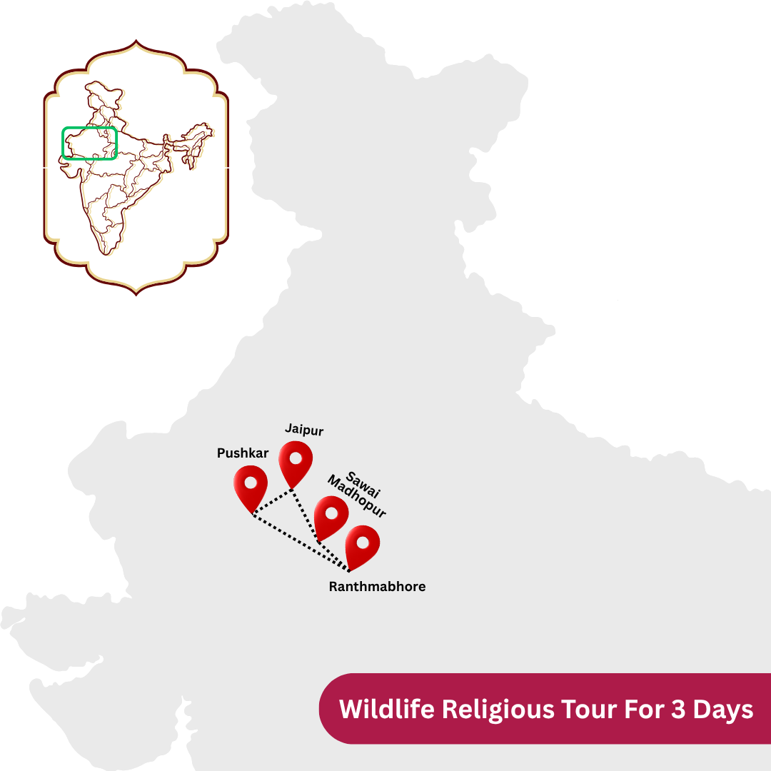 Wildlife Religious Tour For 3 Days and 2 Nights
