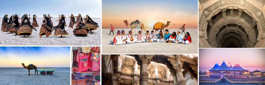 Experience the wonderful amalgamation of culture, desert and adventure in this 11 days Gujarat tour package with Rann of Kutch Festival. This trip will remain in your memories forever.