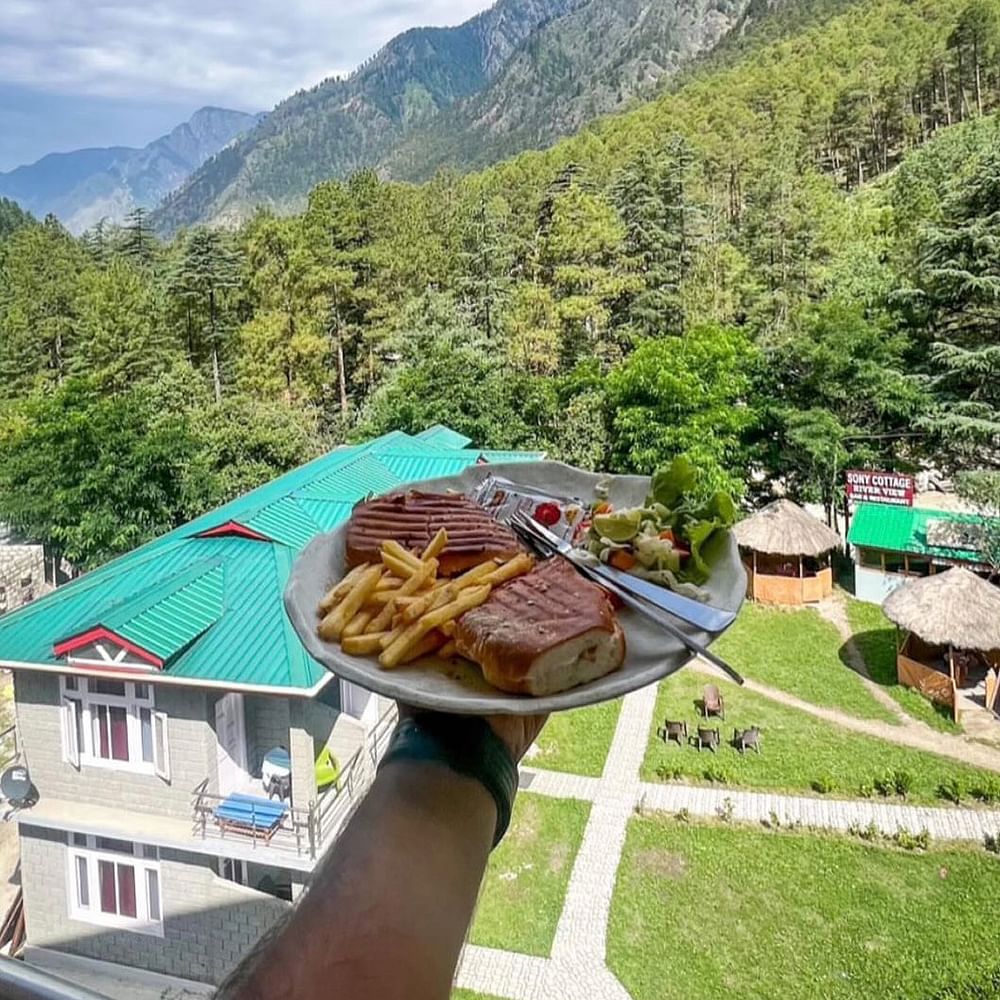 Tea and food in local cafes