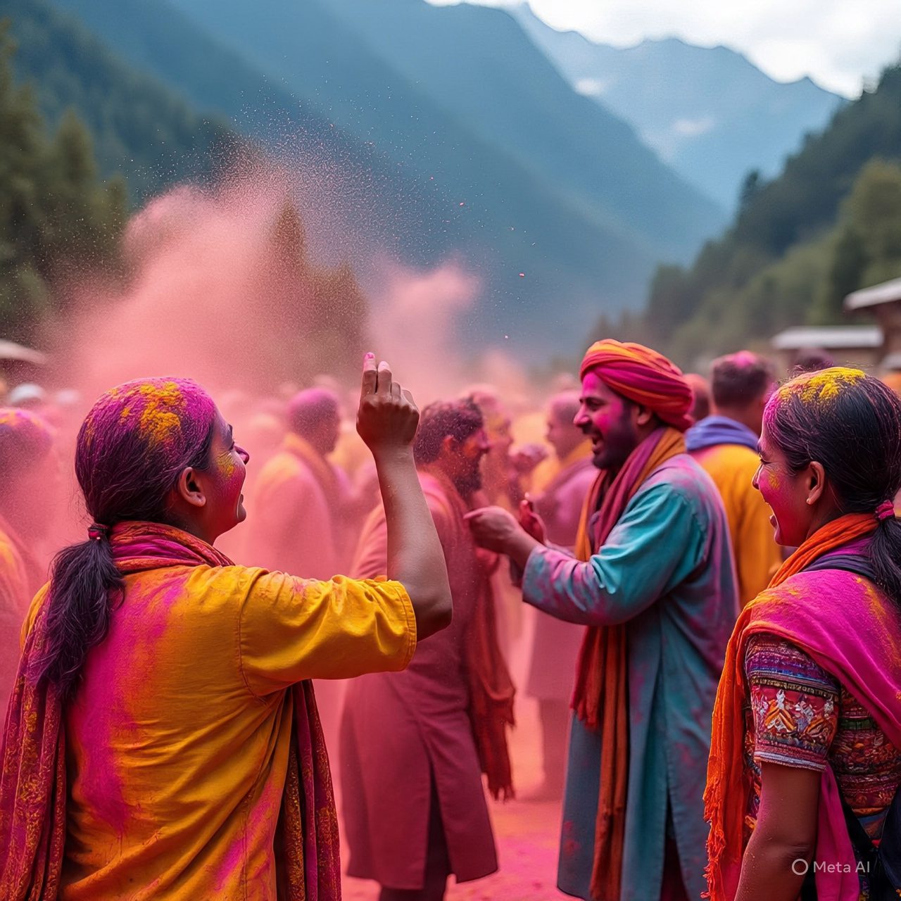 Holi in kasol